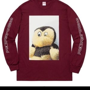 Supreme Burgundy long sleeve shirt Authentic